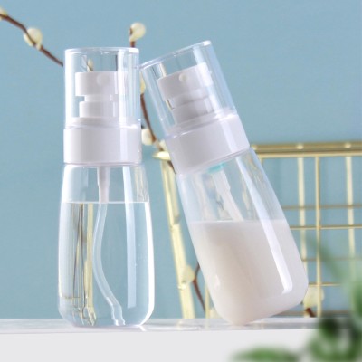 1Pcs Transparent Empty Spray Disinfection Alcohol Dispensing Spray Bottles for Travel Handbag Pocket 30ML 60ML 80ML 100ML