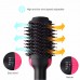 Multifunctional Negative Ion Hairbrush Comb Roll Straight Dual  use Hair Straightener Hot Air Comb