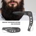 Mens Womens Beauty Handmade Folding Pocket Clip Hair Moustache Beard Comb