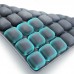 Air Cushion 3D Airbag Breathable Office Beautiful Buttocks Cushion Decompression Massage Cushion  Water Dual  Use Gray