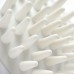 10 PCS XTS01 Silicone Soft Teeth Head Shampoo Massage Comb Shampoo Brush  White