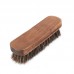 Horse Mane Shoes Brush Mahogany Brush Fur Shoes Cleaning And Dust Brush  Brown