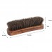 Horse Mane Shoes Brush Mahogany Brush Fur Shoes Cleaning And Dust Brush  Brown