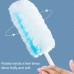 Disposable Household Vacuum Retractable Feather Duster  Style  Long Handle 6 Clothes