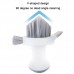 Bathroom Floor Corner Crevice Cleaning Brush  White Gray